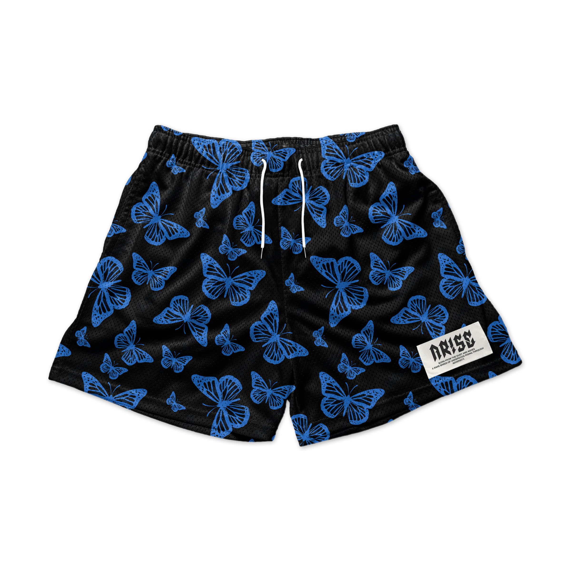 Butterfly Shorts - Blue