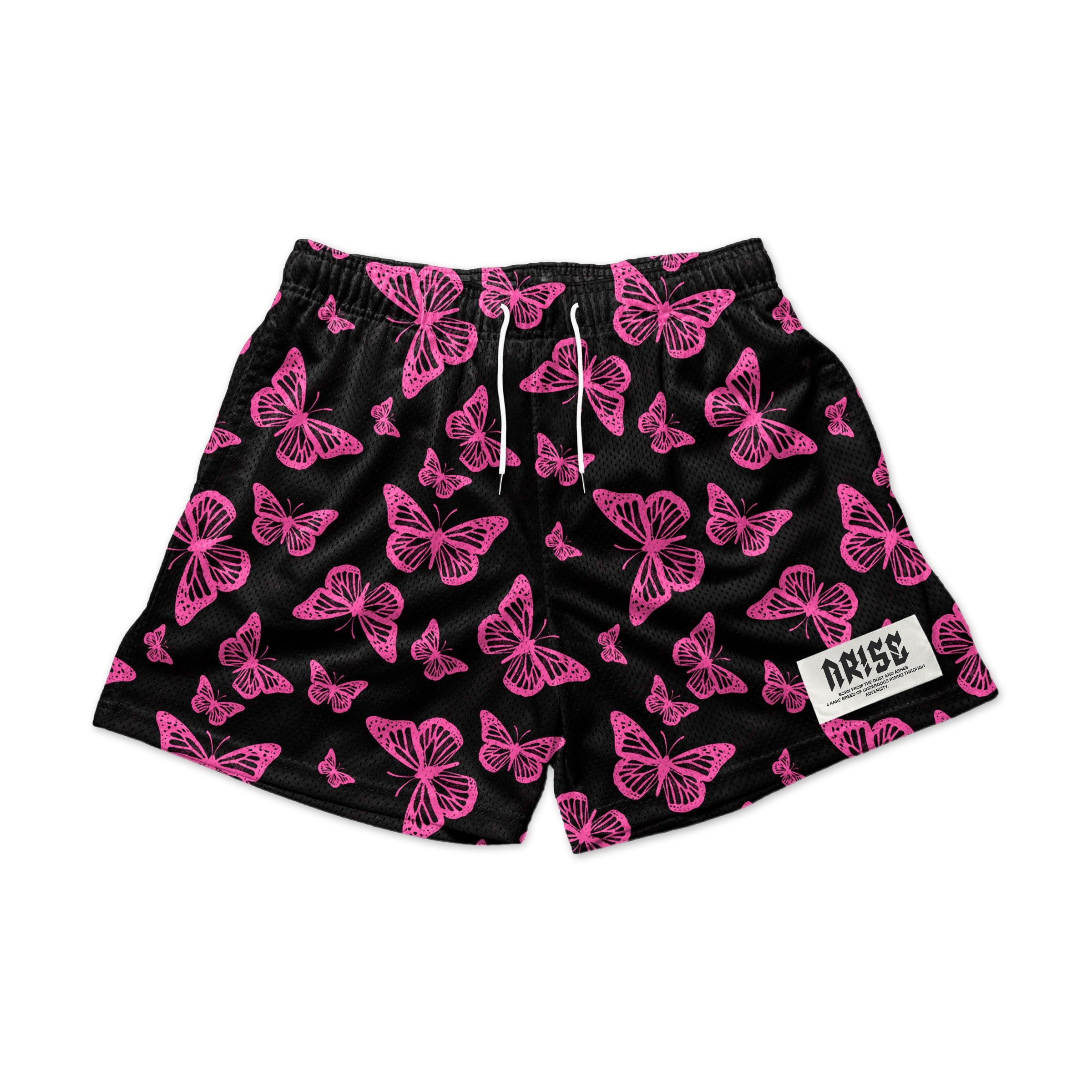 Butterfly Shorts - Pink